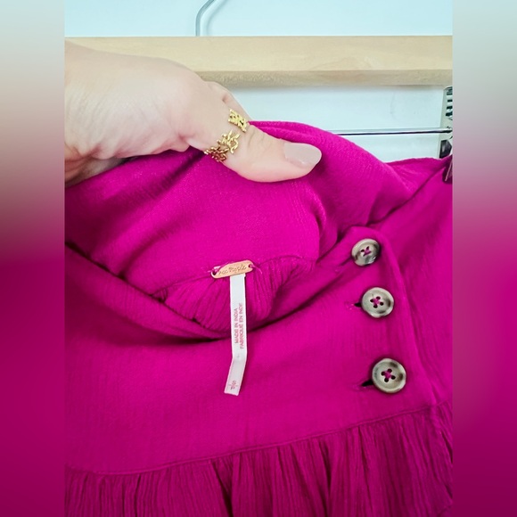 Free People | Endless Summer | Costello Skirt, Hot Pink - Picture 6 of 9